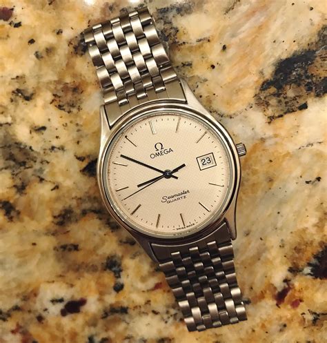 omega seamaster quartz 1982|Omega Seamaster quartz vintage value.